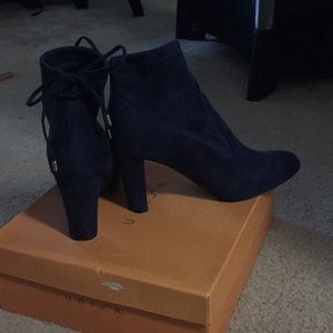 NWT Dark Blue Booties